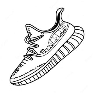 Σελίδα Χρωματισμού Παπουτσιού Yeezy Σελίδες Ζωγραφικής