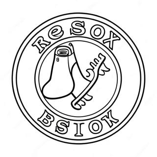 Λογότυπο Red Sox Σελίδα Ζωγραφικής Σελίδες Ζωγραφικής