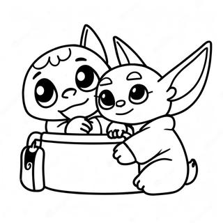 Peripeteiodes Selida Zographikes Tou Stitch Kai Tou Baby Yoda 103789-41742