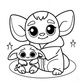 Peripeteiodes Selida Zographikes Tou Stitch Kai Tou Baby Yoda 103789-41744
