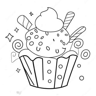 Selida Zographikes Me Kharoumeno Cupcake Me Trouphes 10412 2629