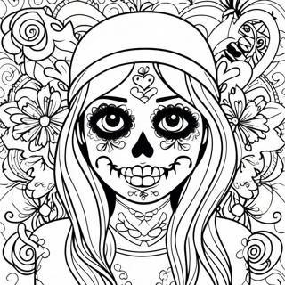Koul Selida Zographikes Me Koritsi Gangsta Sugar Skull 106310-43712