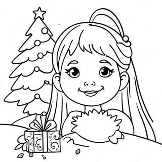 Selida Zographikes Me Ten Sinti Lou Khou Kai To Khristougenniatiko Dentro 106440-43814