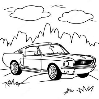 Mustang Σελίδες Ζωγραφικής