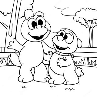 Selida Zographikes Me Ton Elmo Kai Ten Ampi Na Paizoun Sto Parko 111526-47862