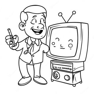 Asteia Selida Zographikes Me Ton Anthropo Tes Teleorases Kai To Telekheiristerio 112753-48824