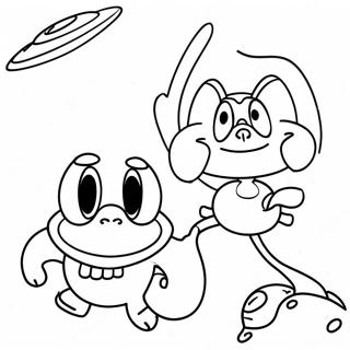 Selida Zographikes Me Ton Ren Kai Ton Stimpi Sto Diastema 112833-49009