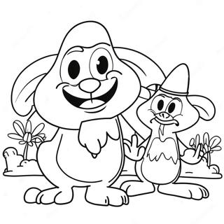 Selida Zographikes Me Skene Kartoun Tou Ren Kai Tou Stimpi 112834-48894