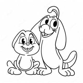 Selida Zographikes Me Skene Kartoun Tou Ren Kai Tou Stimpi 112834-49014