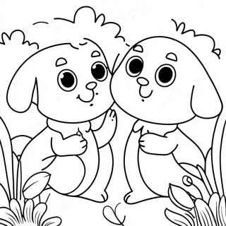 Σελίδα Ζωγραφικής Poppy And Viva Σελίδες Ζωγραφικής
