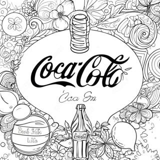 Selida Zographikes Me To Logotupo Coca Cola 114168-50037