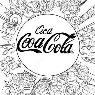 Selida Zographikes Me To Logotupo Coca Cola 114168-50039