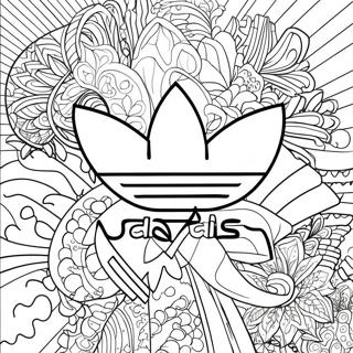 Selida Zographikes Me To Logotupo Tes Adidas 115044-50718