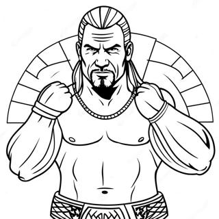 Σελίδα Χρωματισμού Wwe Σελίδες Ζωγραφικής