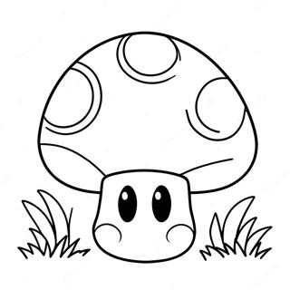 Σελίδα Ζωγραφικής Με Μανιτάρι Mario Σελίδες Ζωγραφικής