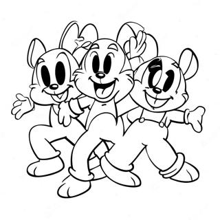 Oi Animaniacs Se Mia Trele Khoreutike Selida Zographikes 119168-54200