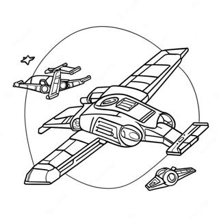 Selida Zographikes Me X Wing Starfighter Sto Diastema 120403-55161