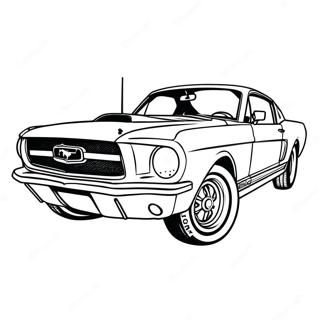 Ford Mustang Σελίδες Ζωγραφικής