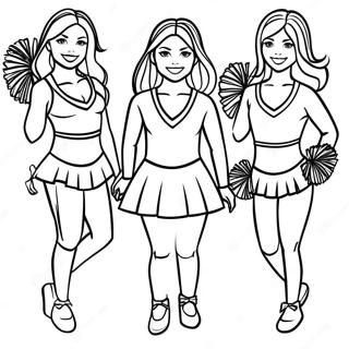 Selida Zographikes Me Tis Cheerleaders Ton Broncos 121658-56303