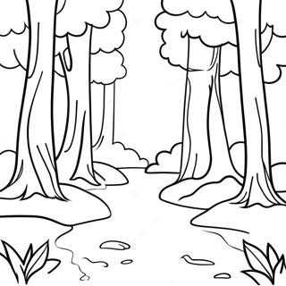 Selida Zographikes Me Polukhrome Skene Dasous 124046-58215