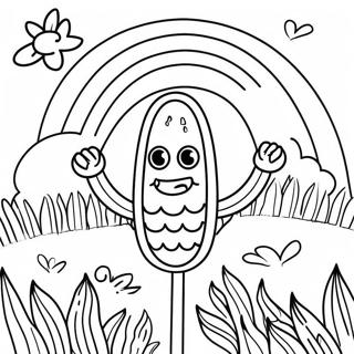 Selida Zographikes Me To Kharoumeno Ouranio Toxo Kalampoki Se Ena Khoraphi 129789 62897