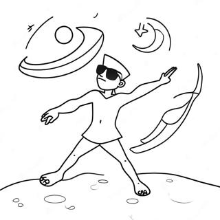 Selida Zographikes Me Ton Paikhnidiare Santman Me Pheggari 129971-63048