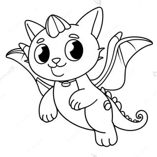 Selida Zographikes Tes Kharitomenes Gatas Drakou Pou Petaei 131718-64391