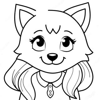 Selida Zographikes Me Gluko Koritsi Luko Anime 134238-66347