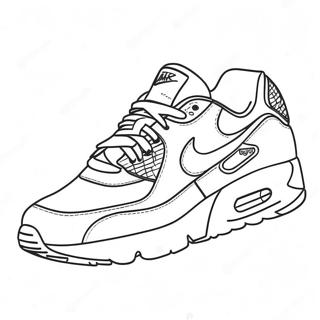 Selida Zographikes Me Polukhroma Athletika Papoutsia Air Max 134674-66687