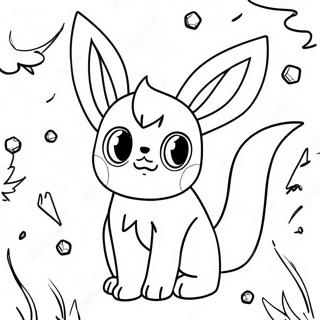 Selida Zographikes Glaceon Me Lamperous Krustallous Pagou 135034-66969