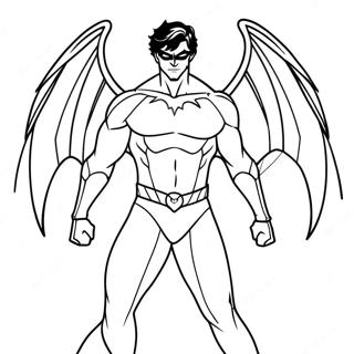 Selida Zographikes Me Phtera Tou Nightwing Apo Te Photia 135135-67041