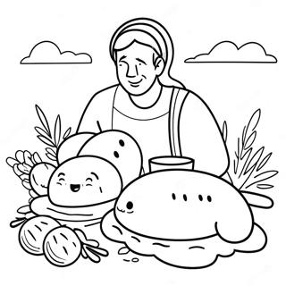 Selida Zographikes Me To Thauma Ton Arton Kai Ton Psarion 136904-68584