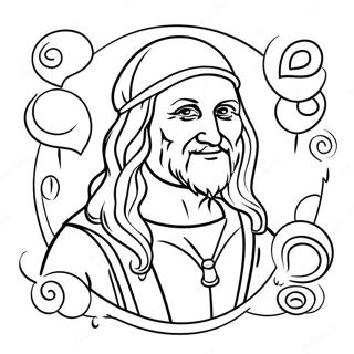 Λεονάρντο Ντα Βίντσι Coloring Pages