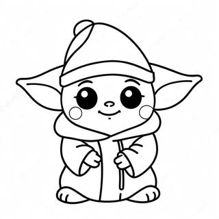 Selida Zographikes Me Ton Cute Baby Yoda Me Kapelo Agiou Basile 139640-70714
