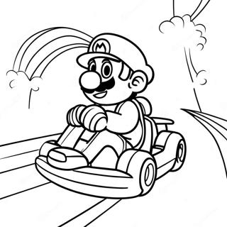 Mario Kart Σελίδες Ζωγραφικής