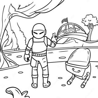 Fortnite Coloring Pages