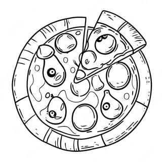 Πίτσα Coloring Pages