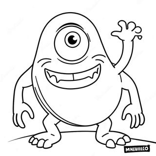 Selida Zographikes Me Ton Mike Wazowski Me Megalo Khamogelo 25077-5461