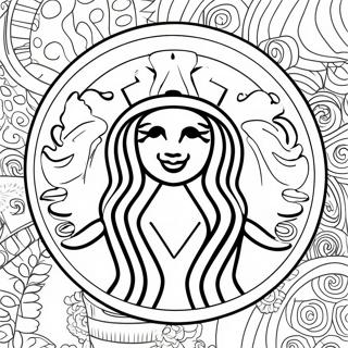 Selida Zographikes Me Koupa Kaphe Starbucks 25523-5562