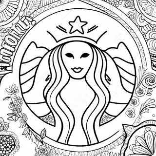 Selida Zographikes Me To Logotupo Starbucks 25524-5565