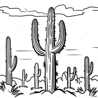 Selida Zographikes Pselou Kaktou Saguaro 26622-5805