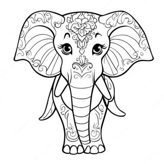 Selida Zographikes Me Epibletiko Elephanta Sto Tsirko 33538-7321