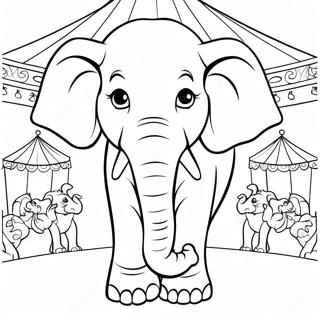 Selida Zographikes Me Epibletiko Elephanta Sto Tsirko 33538-7324