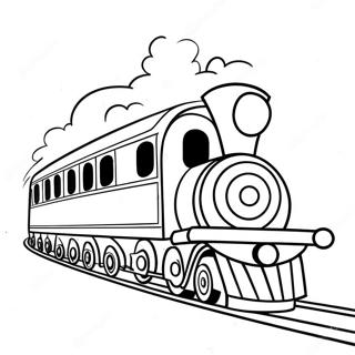 Sunarpastike Selida Zographikes Me Treno Tou Tsirkou 33539-7325