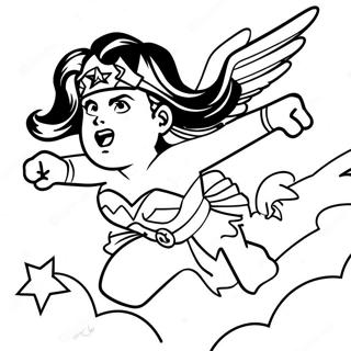 E Wonder Woman Petaei Ston Ourano Selida Zographikes 33796-7373