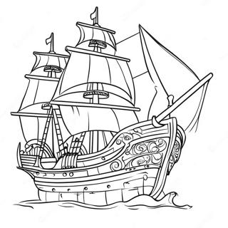 Selidaki Zographikes Me To Epibletiko Peiratiko Ploio Me Kanonia 37172-8123