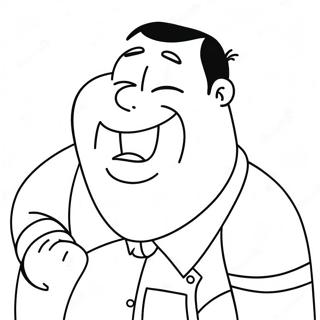 Σελίδα Ζωγραφικής Με Τον Peter Griffin Από Το Family Guy Να Γελάει Σελίδες Ζωγραφικής