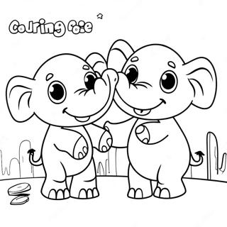 Perierge Selida Zographikes Me Elephanta Kai Gourounaki 44450-9730