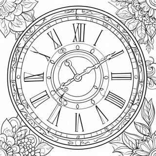 Selida Zographikes Me Vintage Roloi Toikhou 48884-10697