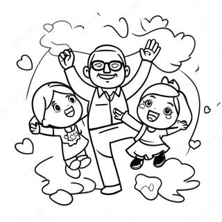 Mpampas Kai Paidia Pou Diaskedazoun Selida Zographikes 50265-11008